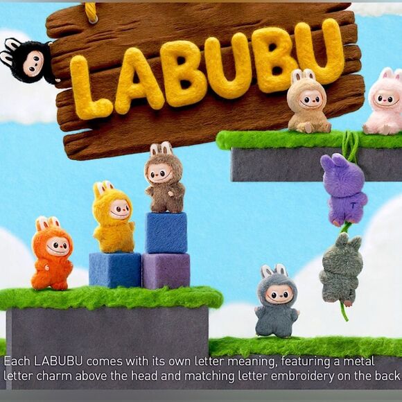 Pop Mart Pin For Love Labubu - Z - Picture 2 of 16